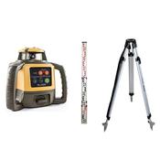 Topcon RL-H5A/E2 Horizontal Self-Leveling Rotary Laser LS-80L Reciever, Tripod and Staff