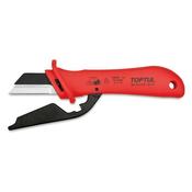 Toptul VDE Insul. Cable Knife with Replaceable Blade