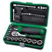 Toptul 1/4" Dr Socket &amp; Bit Set 41pc image