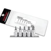 Toptul 7PCS 1/2"Dr Spline Bit Socket Rail Set image