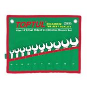 Toptul 10 Piece Midget Combination spanner Set