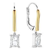 Ti Sento 78063ZY Rectangular Zirconia Hoops image