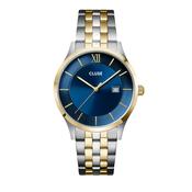 Cluse CW22703 Aravis 3-Hand Watch Steel, Blue, Two-Tone Men's Watch image