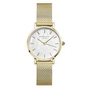 Rosefield SMGMG S06 Small Edit Mesh Gold Women's Bracelet Watch