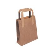 Medium Brown Bag with Handle (250 Bags)