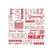 Red Burger Wraps 250x330mm Case Quanitiy 1000
