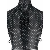 Zizzi Tie Detail Collar in Dotted Print
