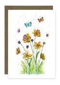 Illustrated Cards - Butterflies in Meadow - Waterford Hospice