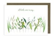 Illustrated Cards - Row of Leaves - Waterford Hospice