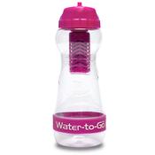 GO! Water Filter Bottle - Pink (500ml)