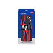 KNIPEX 3 PIECE COMBINATION, DIAGONAL, COBRA PLIER SET image