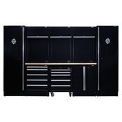 BUNKER® Modular Storage Combo with Hardwood Worktop (16 Piece)