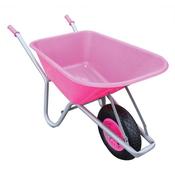 PROBUILD 100L PINK PVC GARDEN WHEELBARROW