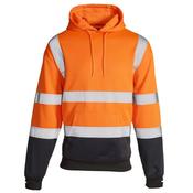 SUPERTOUCH HI VIS HOODY - ORANGE / 3XL