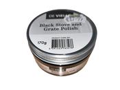 DE VIELLE STOVE &amp; GRATE POLISH JAR 170G BLACK