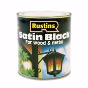 QUICK DRYING SATIN BLACK PAINT 1L image