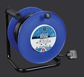 MASTERPLUG WORK 4 SOCKET 40M 13A HEAVY DUTY EXTENSION OPEN CABLE REEL image