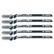 BOSCH 5PK BASIC WOOD JIGSAW BLADE T119BO image