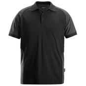 SNICKERS TWO-COLOURED POLO SHIRT - Medium / Black\Steel grey