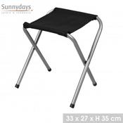 FOLDING STOOL IN BLACK