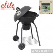 ELITE BARBECUE WITH LID AND ASH COLLECTOR 50X90CM image