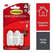 3M 17082 SM OVAL HOOKS (2 HOOK image