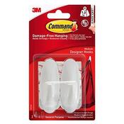 COMMAND MEDIUM OVAL HOOKS 2PK image
