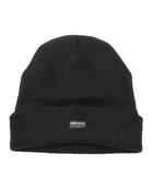 TUFFSTUFF THINSULATE KNITTED WATCH HAT - BLACK