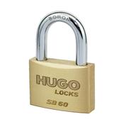 BRASS PADLOCK HUGO SB50 2 KEYS BLISTER image