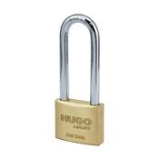 BRASS PADLOCK HUGO LONG NECK SB30L 2 KEYS