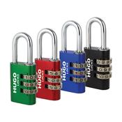 COMBINATION PADLOCK HUGO PA 30 ALUMIN BLUE image