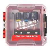 MILWAUKEE 4 PIECE MAG SHW IMPACT DUTY NUT DRIVER SET