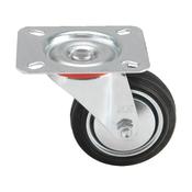 FF GROUP INDUSTRIAL BLACK CASTER SWIVEL 100MM