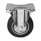 FF GROUP INDUSTRIAL BLACK CASTER FIXED 200MM image
