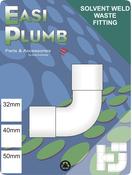 Easy Plumb 32mm White Waste Swept Elbow image