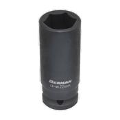 BENMAN IMPACT DEEP SOCKET, BLACK, 1/2", 78MML 29MM