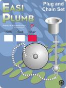 Easy Plumb C.P.Basin Plug &amp; Chain Set image
