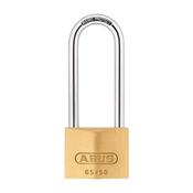 ABUS 65 SERIES BRASS 50MM PADLOCK 63MM SHACKLE KD CD image