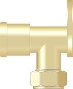 Easy Plumb 3/4" Brass Compression Elbow