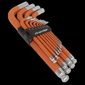SEALEY JUMBO BALL-END HEX KEY SET 13PC ANTI SLIP - IMPERIAL