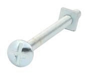 ROOFING BOLT &amp; NUT ZP M6X80 BAG 25
