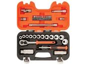 BAHCO 3/8IN DRIVE SOCKET SET (34 PIECE)