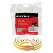 BLACKSPUR WHITE 5M RUBBER SEAL DRAUGHT EXCLUDER