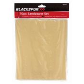 BLACKSPUR 10PC SANDPAPER SET 230MM X 280MM image