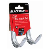 BLACKSPUR 4 PIECE TOOL HOOK SET