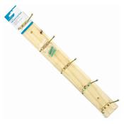 ASHLEY 5 HOOK HAT AND COAT RACK - PINE BB-HC201 image