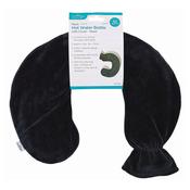 ASHLEY NECK HOT WATER BOTTLE WITH COVER - BLACK