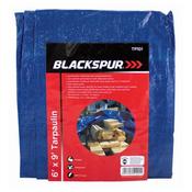 BLACKSPUR 6'(1.8M) X 9'(2.7M) TARPAULIN - BLUE