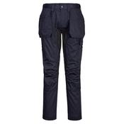 PORTWEST STRETCH PANEL HOLSTER TROUSERS - DARK NAVY/ BLACK / 28 image