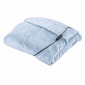 HOME COLLECTION LUXURY HEATED THROW BLANKET 160X130CM 120W - Blue